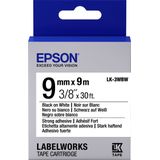 Epson LK-3WBW labelprinter-tape Zwart op wit