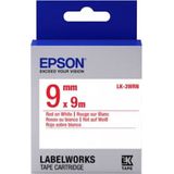 Epson LK-3WRN standaard tape rood op wit 9mm (origineel)