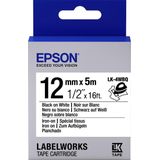 Epson Epson 12mm weiß schwarz LK4WBQ Schriftband 5m