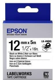 Epson LK-4WBQ labelprinter-tape Zwart op wit