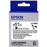 Epson LK-4WBA5 krimpkous zwart op wit 5mm (origineel)