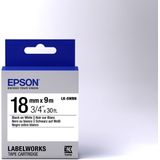 Epson LK-5WBN labelprinter-tape Zwart op wit