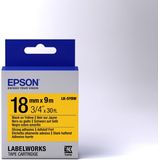 Epson LK-5YBW labelprinter-tape Zwart op geel