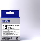 Epson LK-5WBW labelprinter-tape Zwart op wit