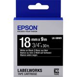 Epson, Etiketteringstape, Labelcassette Lk-5bwv (1.80 cm, Zwart)