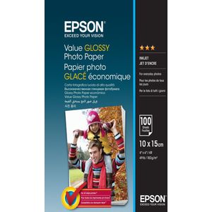 EPSON Fotopapier S400039 10,0 x 15,0 cm hochglänzend 183 g/qm 100 Blatt