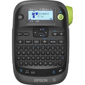 Epson LabelWorks LW-K400 - Etikettenmaker - Z/W - thermische overdracht - Rol (1,8 cm) - 180 dpi - tot 6 mm/sec - snijder - 4 regels afdruk, sensor bij open hoes - zwart, groen, lichtgrijs