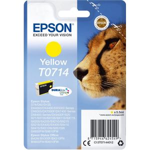 Epson T0714 inktcartridge 1 stuk(s) Origineel Normaal rendement Geel