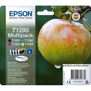 Epson Inktpatronen T1295 Zwart - Cyaan Magenta Geel (c13t12954022)