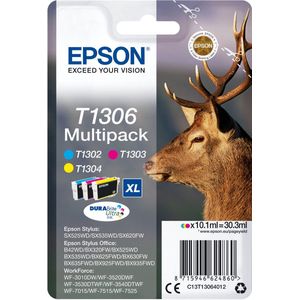Epson Stag T1306 inktcartridge 1 stuk(s) Origineel Hoog (XL) rendement Cyaan, Magenta, Geel