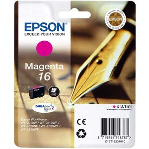 Epson Singlepack Magenta 16 DURABrite Ultra inkt