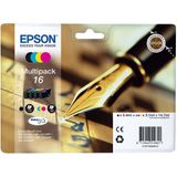 Inktcartridge Epson 16 (T1626) multipack 4 kleuren (origineel)