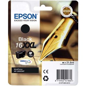 Epson 16XXL (T1681) inktcartridge zwart extra hoge capaciteit (origineel)