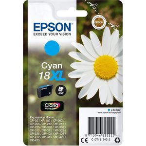 Epson Daisy C13T18124012 inktcartridge 1 stuk(s) Origineel Hoog (XL) rendement Cyaan