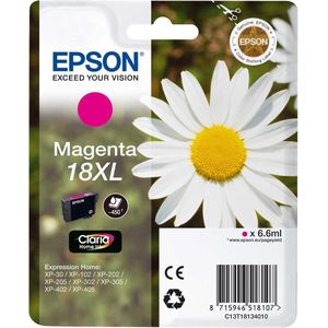 Epson Daisy C13T18134012 inktcartridge 1 stuk(s) Origineel Hoog (XL) rendement Magenta