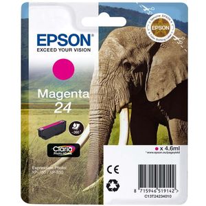 Epson Singlepack Magenta 24 Claria Photo HD inkt