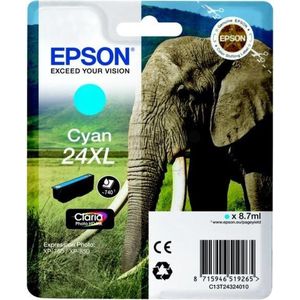 Epson Elephant C13T24324012 inktcartridge 1 stuk(s) Origineel Hoog (XL) rendement Cyaan