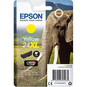 Epson Elephant C13T24344012 inktcartridge 1 stuk(s) Origineel Hoog (XL) rendement Geel