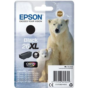 Epson Singlepack Black 26XL Claria Premium Ink (C13T26214012)