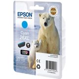 Epson 26XL (T2632) inktcartridge cyaan hoge capaciteit (origineel)