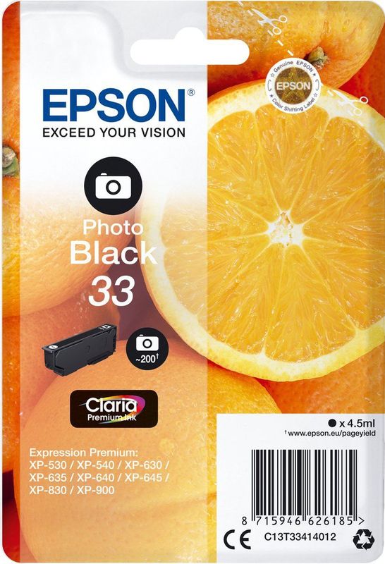 Epson Alarm clock C13T27014012 inktcartridge 1 stuk(s) Origineel Normaal rendement Zwart
