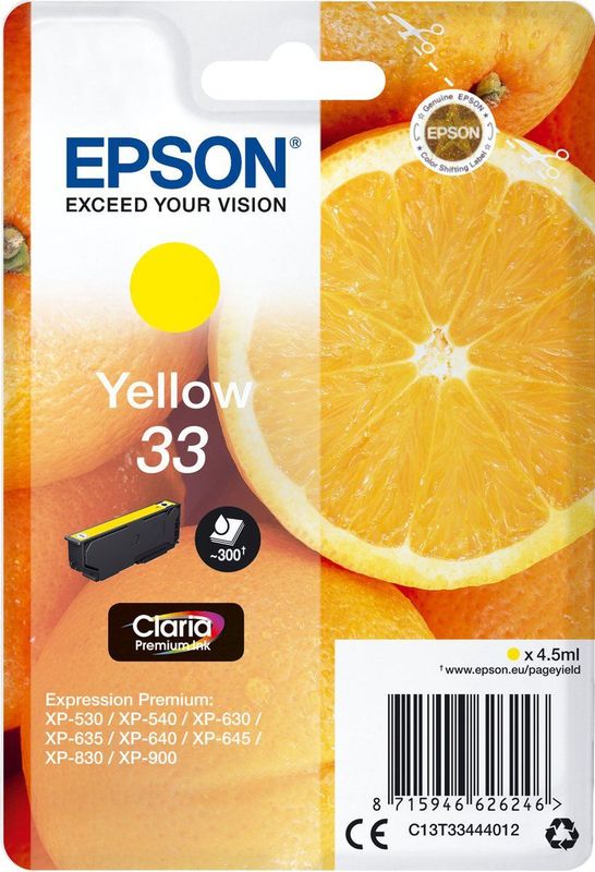 Epson Alarm clock Singlepack Magenta 27 DURABrite Ultra Ink