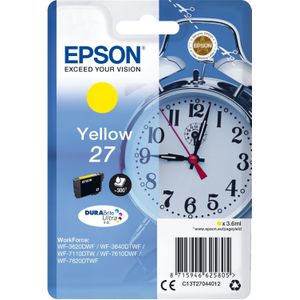Epson 27 (T2704) inktcartridge geel (origineel)