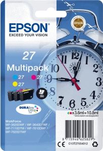 Epson 27 Multipack (Transport schade) kleur (C13T27054012) - Inktcartridge - Origineel