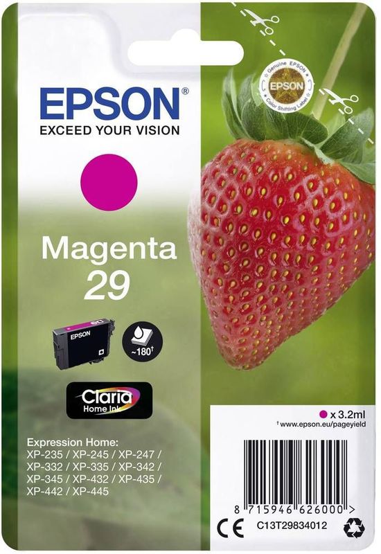 Epson 29 (C13T29834012) - Magenta - Druckerpatrone