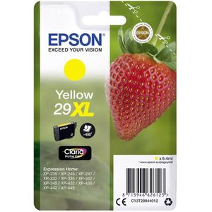 Epson Strawberry C13T29944012 inktcartridge 1 stuk(s) Origineel Hoog (XL) rendement Geel