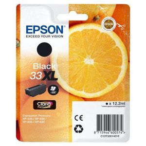 Epson 33 Cartridge Oranges Claria zwart