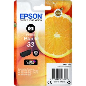 Inktcartridge epson 33 t3341 foto zwart