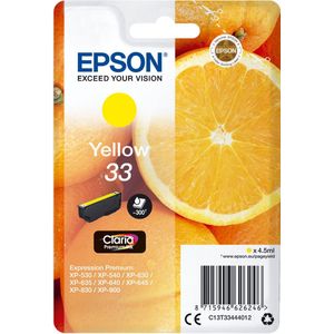 Epson 33 - Inktcartridge / Geel