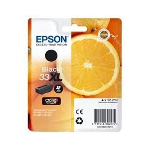 Epson 33XL Cartridge Oranges Claria zwart
