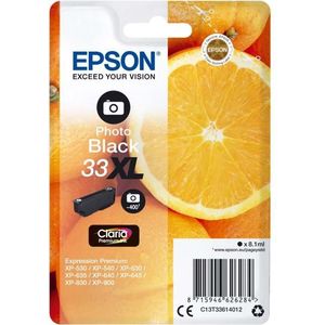 Epson 33XL - XL - Photo schwarz - original - Tintenpatrone