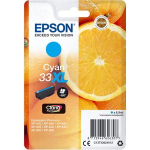 Epson Oranges C13T33624012 inktcartridge 1 stuk(s) Origineel Hoog (XL) rendement Cyaan