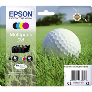 Original C13T34664010 EPSON WF Tinte (4) cmyk ST