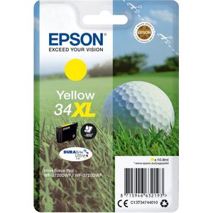 Epson Golf ball Singlepack Yellow 34XL DURABrite Ultra Ink
