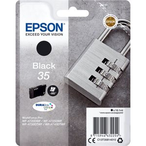Epson Padlock C13T35814020 inktcartridge 1 stuk(s) Origineel Normaal rendement Zwart