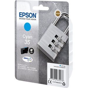 Epson Padlock C13T35824010 inktcartridge 1 stuk(s) Origineel Normaal rendement Cyaan