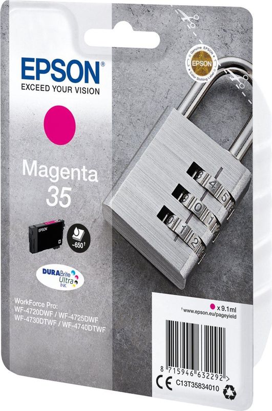 Epson Padlock C13T35834010 inktcartridge 1 stuk(s) Origineel Normaal rendement