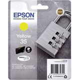 Epson Padlock C13T35844010 inktcartridge 1 stuk(s) Origineel Normaal rendement Geel