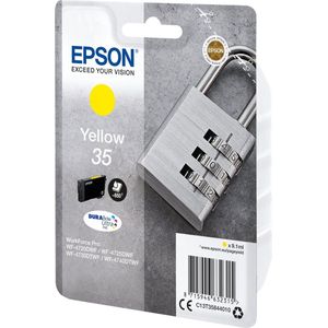 Epson Padlock C13T35844010 inktcartridge 1 stuk(s) Origineel Normaal rendement Geel