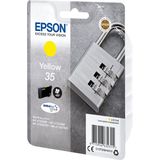 Epson Padlock C13T35844020 inktcartridge 1 stuk(s) Origineel Normaal rendement Geel