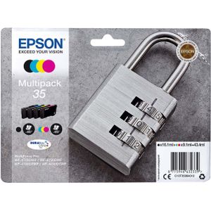 Epson 35 multipack zwart en kleur (C13T35864010) - Inktcartridge - Origineel