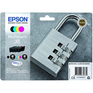 Epson 4er Set Tintenpatronen T3586/ 35 schwarz, cyan, magenta, gelb