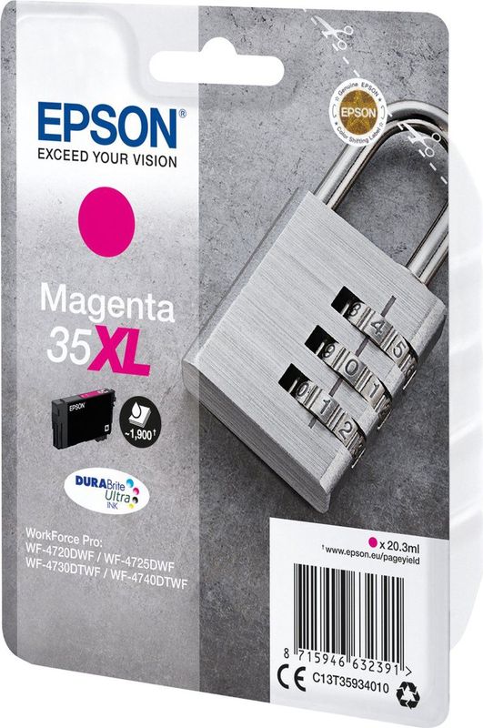 Epson Padlock C13T35934010 inktcartridge 1 stuk(s) Origineel Hoog (XL) rendement