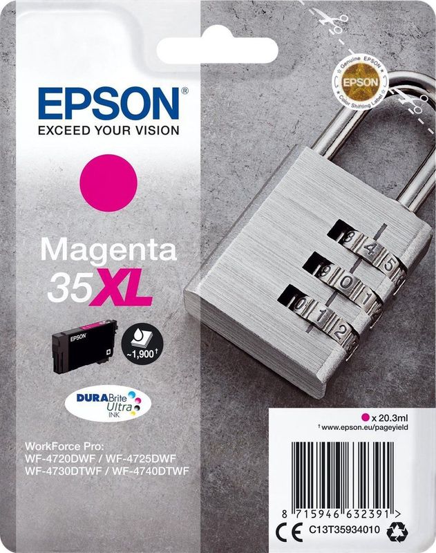 Epson Padlock C13T35934020 inktcartridge 1 stuk(s) Origineel Hoog (XL) rendement