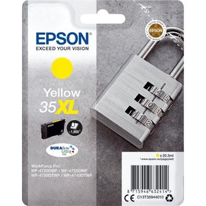 Epson Padlock C13T35944020 inktcartridge 1 stuk(s) Origineel Hoog (XL) rendement Geel