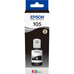 Epson EP64309 Original 105 EcoTank inktfles, ET-7700 ET-7750, zwart